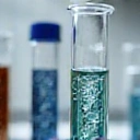 Ikona probówki symbolizująca naukę