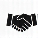 Ikona uścisku dłoni symbolizująca zaufanie