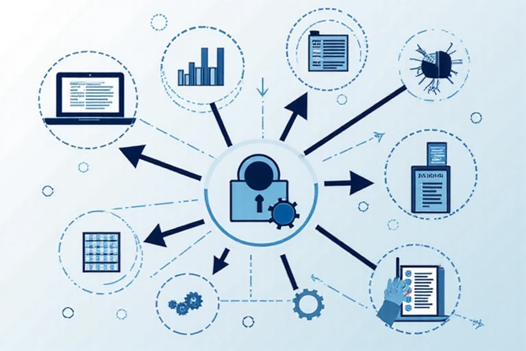 Ilustracja procesów przetwarzania danych